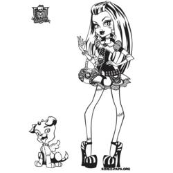 Dibujo para colorear: Monster High (Películas de animación) #24949 - Dibujos para Colorear e Imprimir Gratis