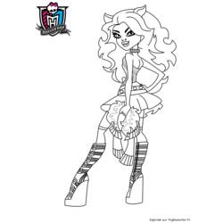 Dibujo para colorear: Monster High (Películas de animación) #24978 - Dibujos para Colorear e Imprimir Gratis