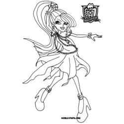 Dibujo para colorear: Monster High (Películas de animación) #24999 - Dibujos para Colorear e Imprimir Gratis