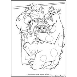 Dibujo para colorear: Monsters Inc. (Películas de animación) #132323 - Dibujos para Colorear e Imprimir Gratis