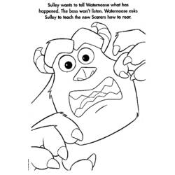 Dibujo para colorear: Monsters Inc. (Películas de animación) #132350 - Dibujos para Colorear e Imprimir Gratis