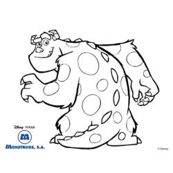 Dibujo para colorear: Monsters Inc. (Películas de animación) #132370 - Dibujos para Colorear e Imprimir Gratis
