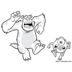 Dibujo para colorear: Monsters Inc. (Películas de animación) #132400 - Dibujos para Colorear e Imprimir Gratis