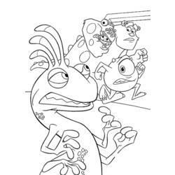 Dibujo para colorear: Monsters Inc. (Películas de animación) #132437 - Dibujos para Colorear e Imprimir Gratis