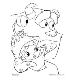 Dibujo para colorear: Monsters Inc. (Películas de animación) #132448 - Dibujos para Colorear e Imprimir Gratis