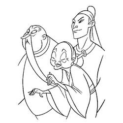 Dibujo para colorear: Mulan (Películas de animación) #133657 - Dibujos para Colorear e Imprimir Gratis