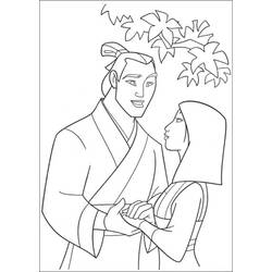 Dibujo para colorear: Mulan (Películas de animación) #133675 - Dibujos para Colorear e Imprimir Gratis
