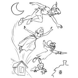 Dibujo para colorear: Peter Pan (Películas de animación) #128825 - Dibujos para Colorear e Imprimir Gratis