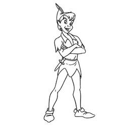 Dibujo para colorear: Peter Pan (Películas de animación) #128826 - Dibujos para Colorear e Imprimir Gratis