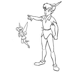 Dibujo para colorear: Peter Pan (Películas de animación) #128840 - Dibujos para Colorear e Imprimir Gratis