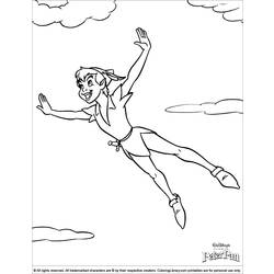 Dibujo para colorear: Peter Pan (Películas de animación) #128896 - Dibujos para Colorear e Imprimir Gratis