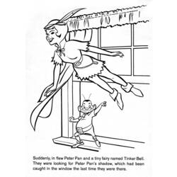Dibujo para colorear: Peter Pan (Películas de animación) #128948 - Dibujos para Colorear e Imprimir Gratis