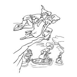 Dibujo para colorear: Peter Pan (Películas de animación) #128998 - Dibujos para Colorear e Imprimir Gratis