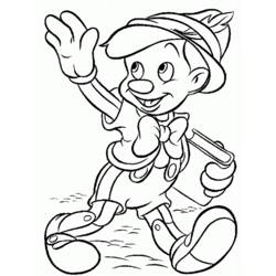 Dibujo para colorear: Pinocchio (Películas de animación) #132254 - Dibujos para Colorear e Imprimir Gratis