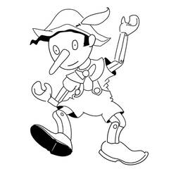 Dibujo para colorear: Pinocchio (Películas de animación) #132255 - Dibujos para Colorear e Imprimir Gratis