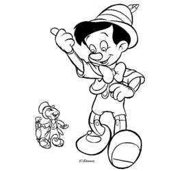 Dibujo para colorear: Pinocchio (Películas de animación) #132259 - Dibujos para Colorear e Imprimir Gratis