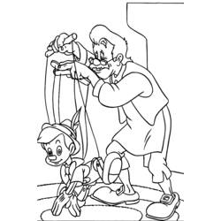 Dibujo para colorear: Pinocchio (Películas de animación) #132261 - Dibujos para Colorear e Imprimir Gratis