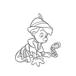 Dibujo para colorear: Pinocchio (Películas de animación) #132263 - Dibujos para Colorear e Imprimir Gratis