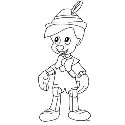 Dibujo para colorear: Pinocchio (Películas de animación) #132269 - Dibujos para Colorear e Imprimir Gratis