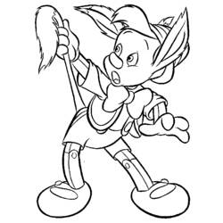 Dibujo para colorear: Pinocchio (Películas de animación) #132280 - Dibujos para Colorear e Imprimir Gratis