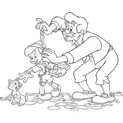 Dibujo para colorear: Pinocchio (Películas de animación) #132289 - Dibujos para Colorear e Imprimir Gratis