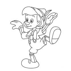 Dibujo para colorear: Pinocchio (Películas de animación) #132296 - Dibujos para Colorear e Imprimir Gratis