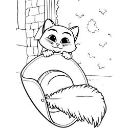 Dibujo para colorear: Puss in Boots (Películas de animación) #170612 - Dibujos para Colorear e Imprimir Gratis