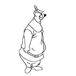 Dibujo para colorear: Robin Hood (Películas de animación) #133005 - Dibujos para Colorear e Imprimir Gratis