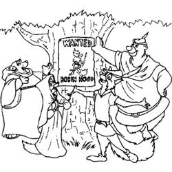 Dibujo para colorear: Robin Hood (Películas de animación) #133076 - Dibujos para Colorear e Imprimir Gratis