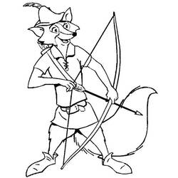Dibujo para colorear: Robin Hood (Películas de animación) #133080 - Dibujos para Colorear e Imprimir Gratis
