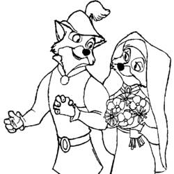 Dibujo para colorear: Robin Hood (Películas de animación) #133092 - Dibujos para Colorear e Imprimir Gratis