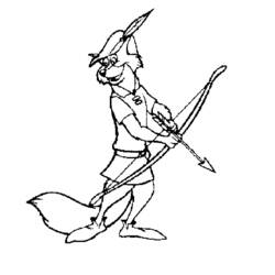 Dibujo para colorear: Robin Hood (Películas de animación) #133094 - Dibujos para Colorear e Imprimir Gratis