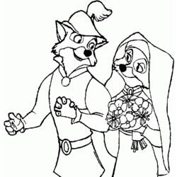 Dibujo para colorear: Robin Hood (Películas de animación) #133181 - Dibujos para Colorear e Imprimir Gratis