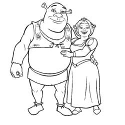 Dibujo para colorear: Shrek (Películas de animación) #115054 - Dibujos para Colorear e Imprimir Gratis