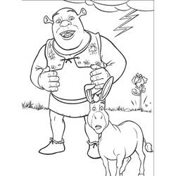 Dibujo para colorear: Shrek (Películas de animación) #115055 - Dibujos para Colorear e Imprimir Gratis