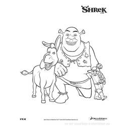 Dibujo para colorear: Shrek (Películas de animación) #115061 - Dibujos para Colorear e Imprimir Gratis