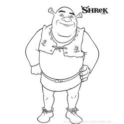 Dibujo para colorear: Shrek (Películas de animación) #115062 - Dibujos para Colorear e Imprimir Gratis