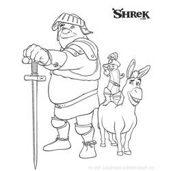 Dibujo para colorear: Shrek (Películas de animación) #115069 - Dibujos para Colorear e Imprimir Gratis