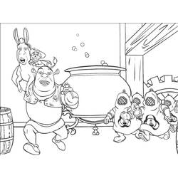 Dibujo para colorear: Shrek (Películas de animación) #115101 - Dibujos para Colorear e Imprimir Gratis
