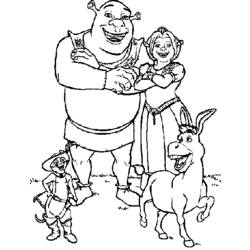 Dibujo para colorear: Shrek (Películas de animación) #115194 - Dibujos para Colorear e Imprimir Gratis