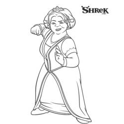 Dibujo para colorear: Shrek (Películas de animación) #115209 - Dibujos para Colorear e Imprimir Gratis