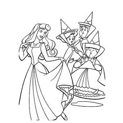 Dibujo para colorear: Sleeping Beauty (Películas de animación) #130712 - Dibujos para Colorear e Imprimir Gratis