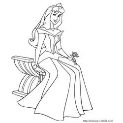Dibujo para colorear: Sleeping Beauty (Películas de animación) #130713 - Dibujos para Colorear e Imprimir Gratis