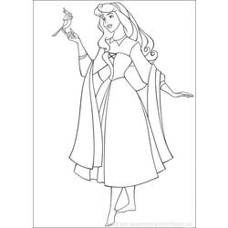 Dibujo para colorear: Sleeping Beauty (Películas de animación) #130741 - Dibujos para Colorear e Imprimir Gratis