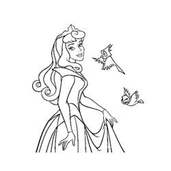 Dibujo para colorear: Sleeping Beauty (Películas de animación) #130751 - Dibujos para Colorear e Imprimir Gratis
