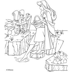 Dibujo para colorear: Sleeping Beauty (Películas de animación) #130752 - Dibujos para Colorear e Imprimir Gratis