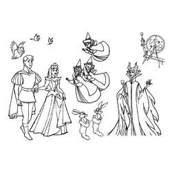 Dibujo para colorear: Sleeping Beauty (Películas de animación) #130772 - Dibujos para Colorear e Imprimir Gratis