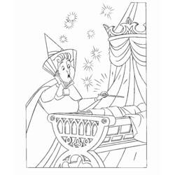 Dibujo para colorear: Sleeping Beauty (Películas de animación) #130777 - Dibujos para Colorear e Imprimir Gratis