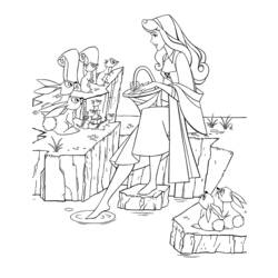 Dibujo para colorear: Sleeping Beauty (Películas de animación) #130798 - Dibujos para Colorear e Imprimir Gratis