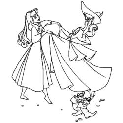 Dibujo para colorear: Sleeping Beauty (Películas de animación) #130806 - Dibujos para Colorear e Imprimir Gratis